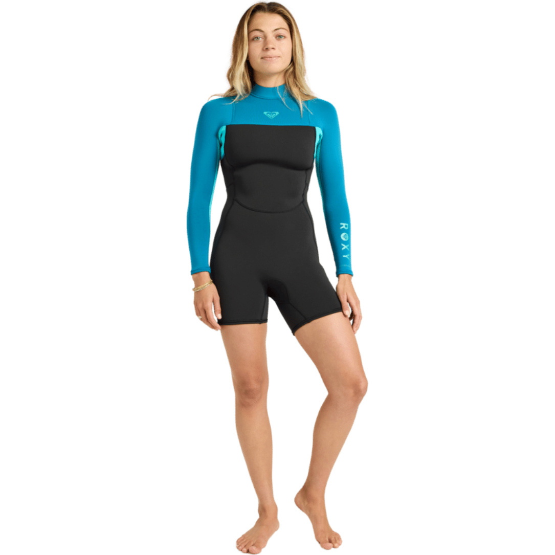 2026 Roxy Womens Prologue+ 2/2mm Long Sleeve Spring Wetsuit 26BW243505 - Baltic